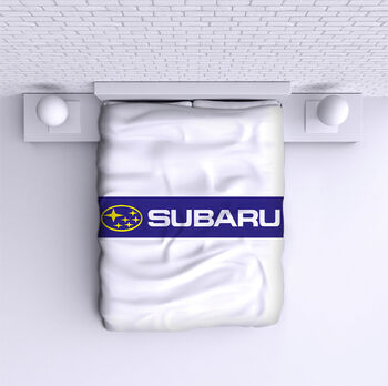 Ágytakaró Subaru white