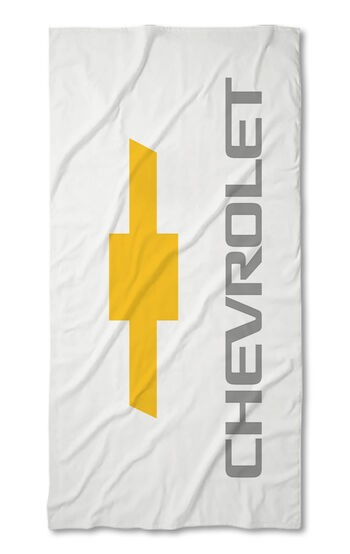 Strandtörölköző Chevrolet white