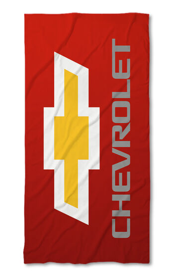 Strandtörölköző Chevrolet red