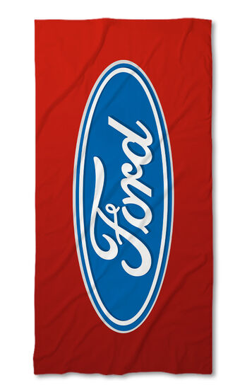 Strandtörölköző Ford red