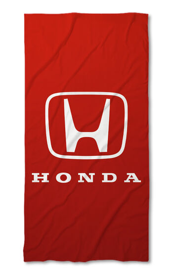 Strandtörölköző Honda red