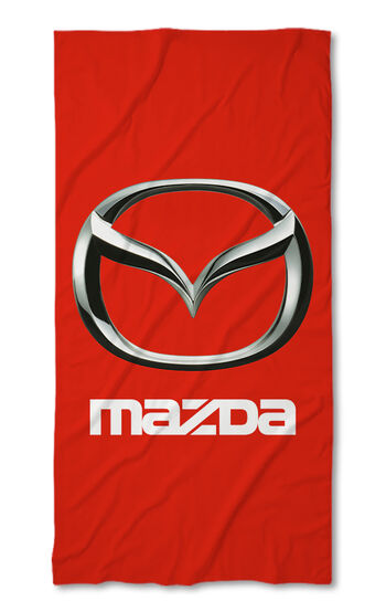 Strandtörölköző Mazda red