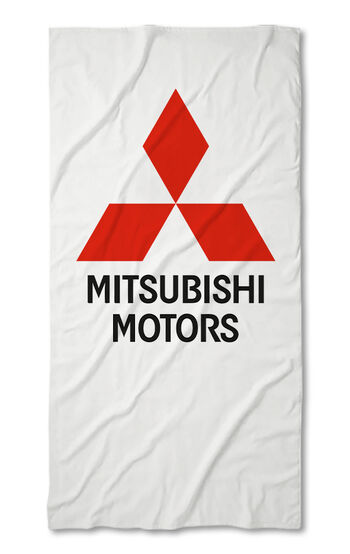 Strandtörölköző Mitsubishi white
