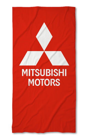 Strandtörölköző Mitsubishi red