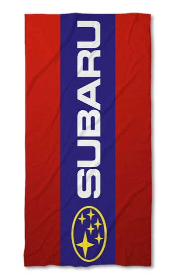 Strandtörölköző Subaru red