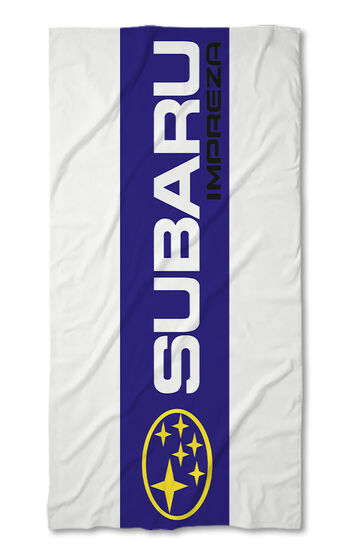 Strandtörölköző Subaru Impreza white