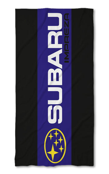 Strandtörölköző Subaru Impreza black
