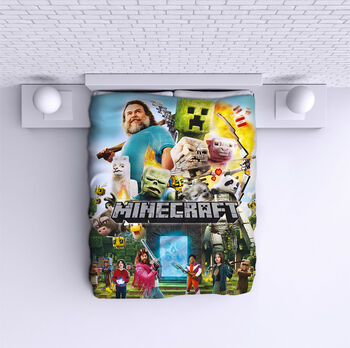 Ágytakaró Minecraft the movie
