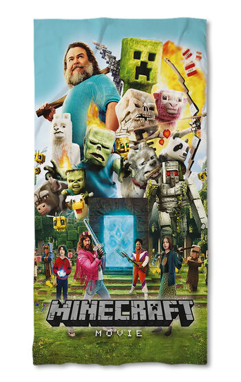 Strandtörölköző Minecraft the movie