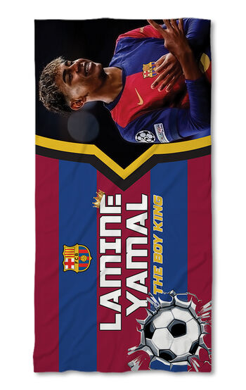 Strandtörölköző Lamine Yamal Barcelona 2
