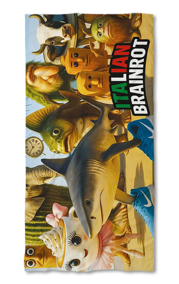 Strandtörölköző Italian Brainrot