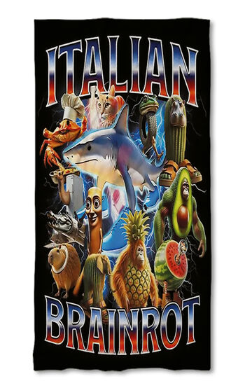 Strandtörölköző Italian Brainrot 6