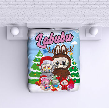 Ágytakaró Labubu Christmas