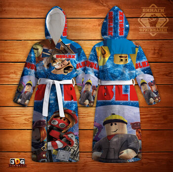 Fürdőköpeny Print Roblox 2