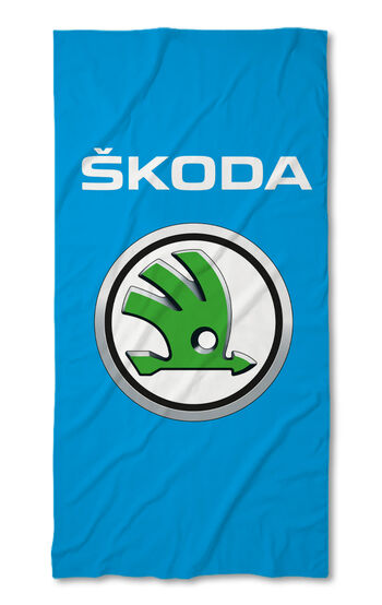 Strandtörölköző Skoda Blue