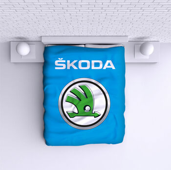 Ágytakaró Skoda Blue