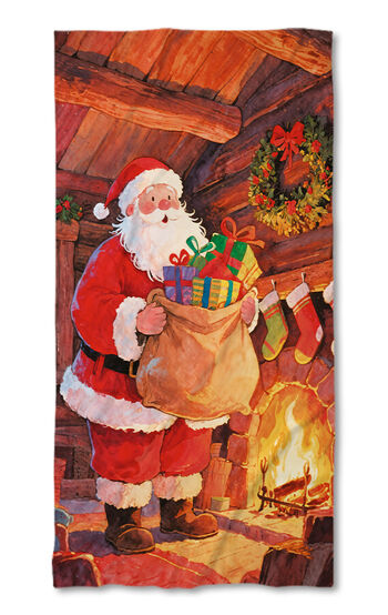Strandtörölköző Santa Claus