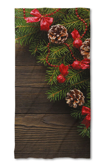 Strandtörölköző Christmas wreath