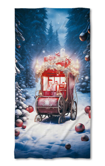 Strandtörölköző Christmas sleigh