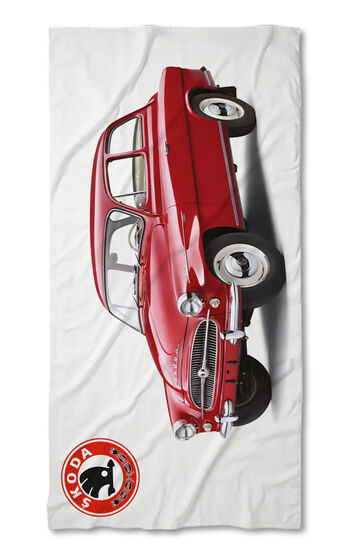 Strandtörölköző Skoda Red