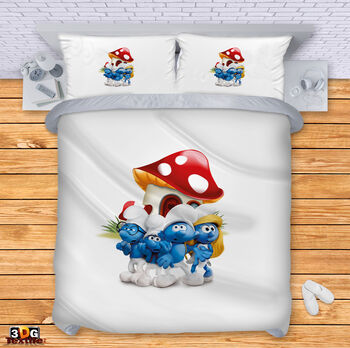 Ágynemű szett The Smurfs