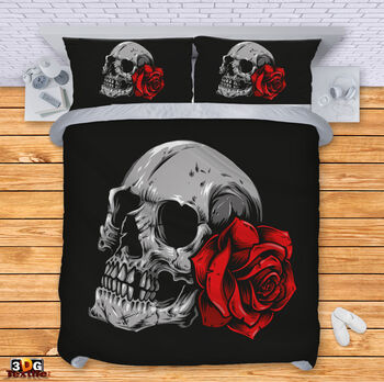 Ágynemű szett  Skull - Rose