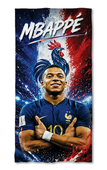 Strandtörölköző World Cup Mbappe France 2026