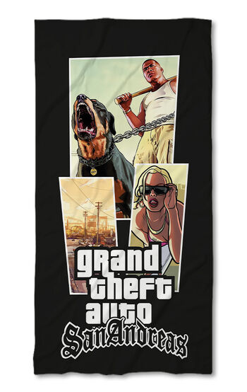 Strandtörölköző Grand Theft Auto San Andreas 2