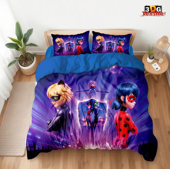 Ágynemű szett Miraculous: Tales of Ladybug & Cat 2