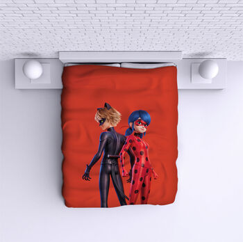 Ágytakaró Miraculous: Tales of Ladybug & Cat