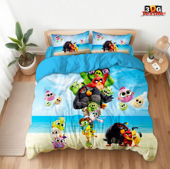 Ágynemű szett Angry Birds