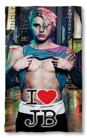 Strandtörölköző Justin Bieber 2
