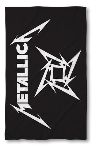 Strandtörölköző Metallica black