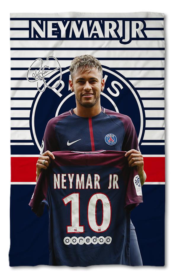 Strandtörölköző Neymar PSG 2018