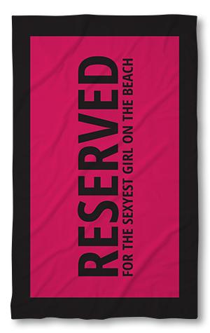 Strandtörölköző Reserved