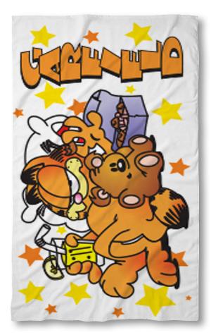 Strandtörölköző Garfield