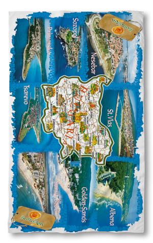 Strandtörölköző Bulgarian Tourist Destinations